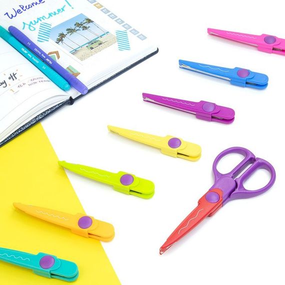 Qayçı \ ножницы  BLISTER ZIGZAG SCISSORS 8 BLADES INTERCH