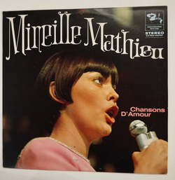 Винтажная виниловая пластинка LP Mireille Mathieu Мирей Матье Chansons DAmour (Germany 1968)