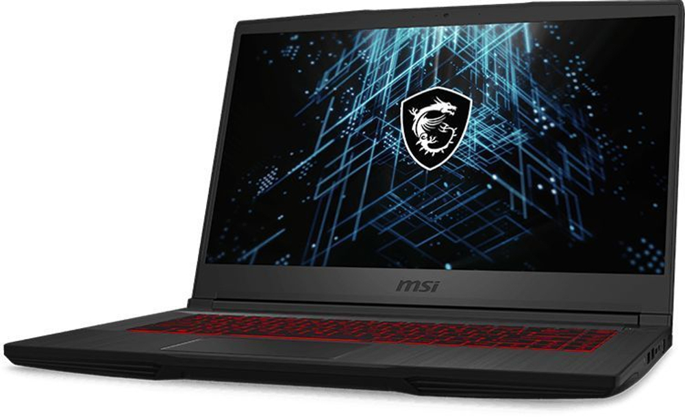 Ноутбук MSI GF63 Thin 11UC-290X 15.6" Full HD 1920x1080/Intel Core i5 11400H/8 Gb/ 256 Gb SSD/ DVD нет/ nVidia GeForce RTX 3050 4096 Mb/ DOS/ черный 9S7-16R612-290