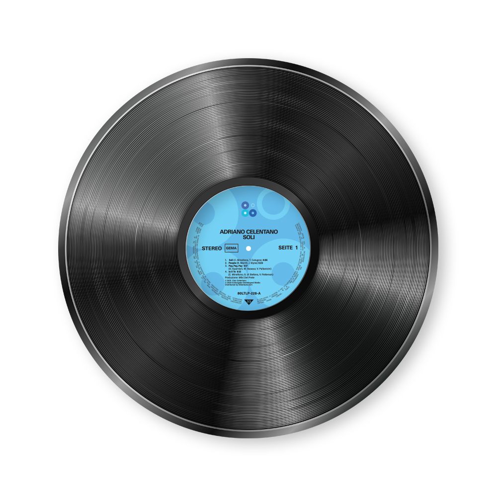 Adriano Celentano - Soli (LP, Album). Новая запечатанная виниловая пластинка + ПОДАРОК