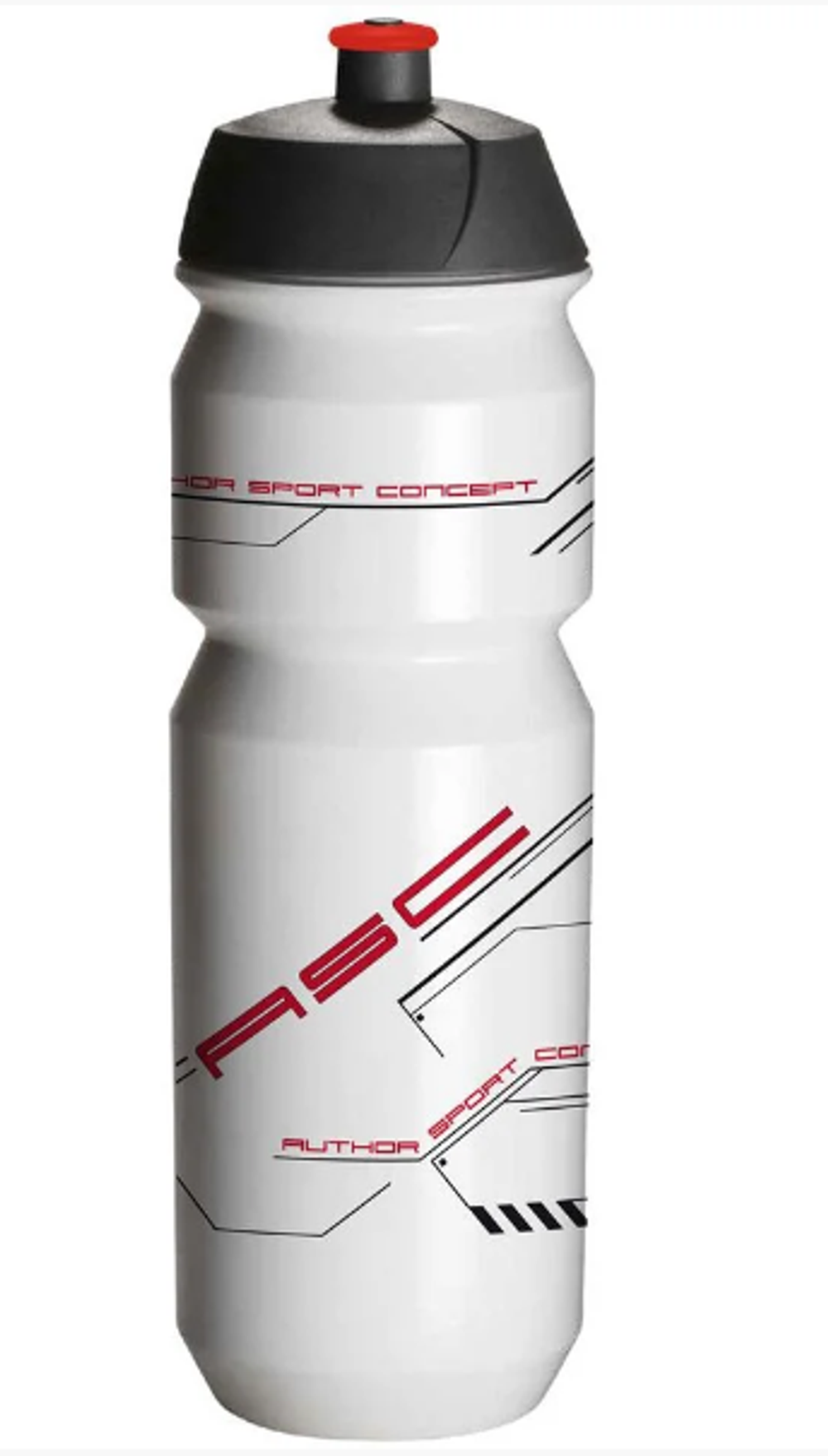 Фляга 8-14064217 100% биопластик. AB-Tcx-Shiva X9 0.85л бело-красная TACX/AUTHOR (Голландия)