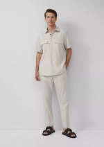 Брюки из льна Black Label