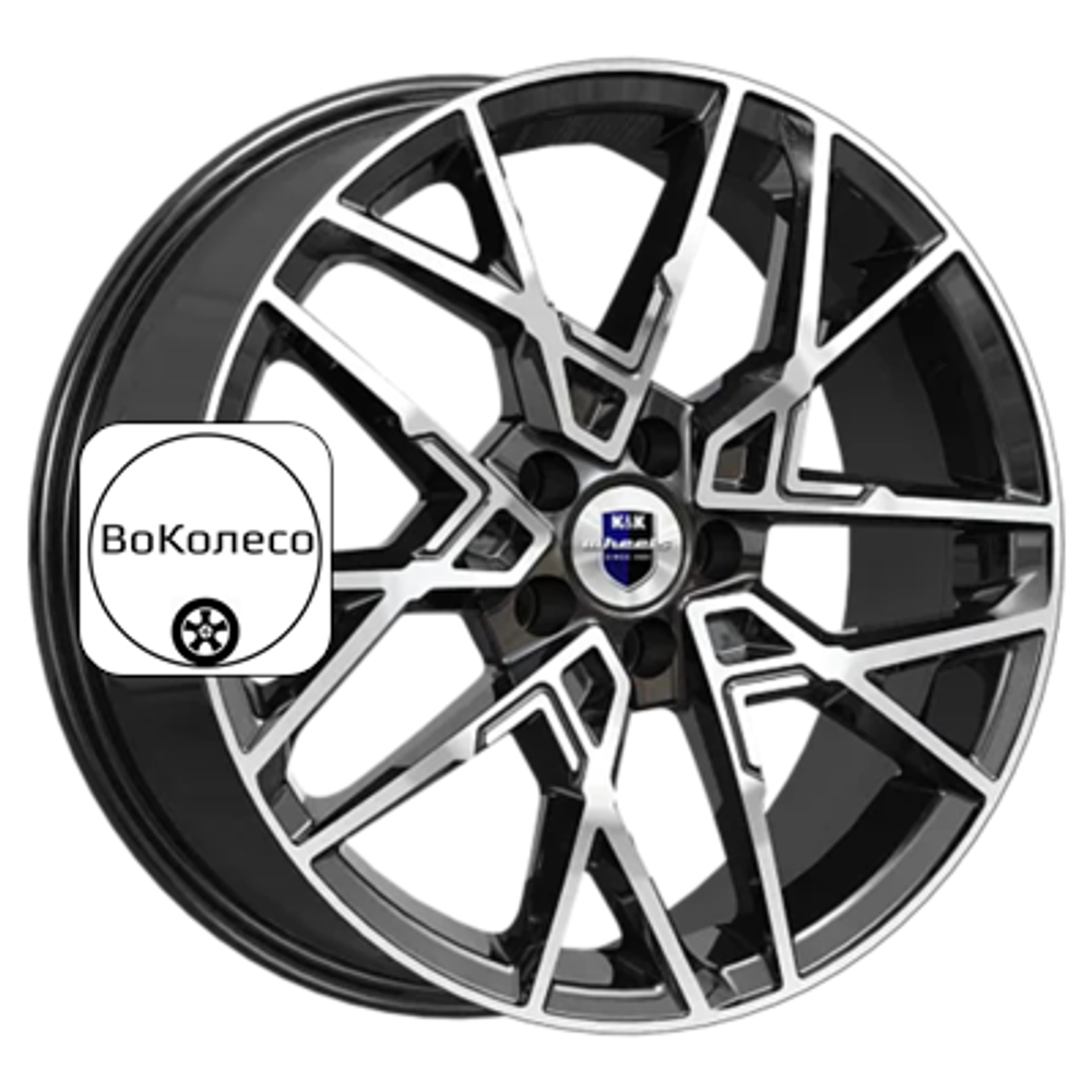 7x18/5x114,3 ET37 D66,6 Вудроф (КС1044) Алмаз черный K&K