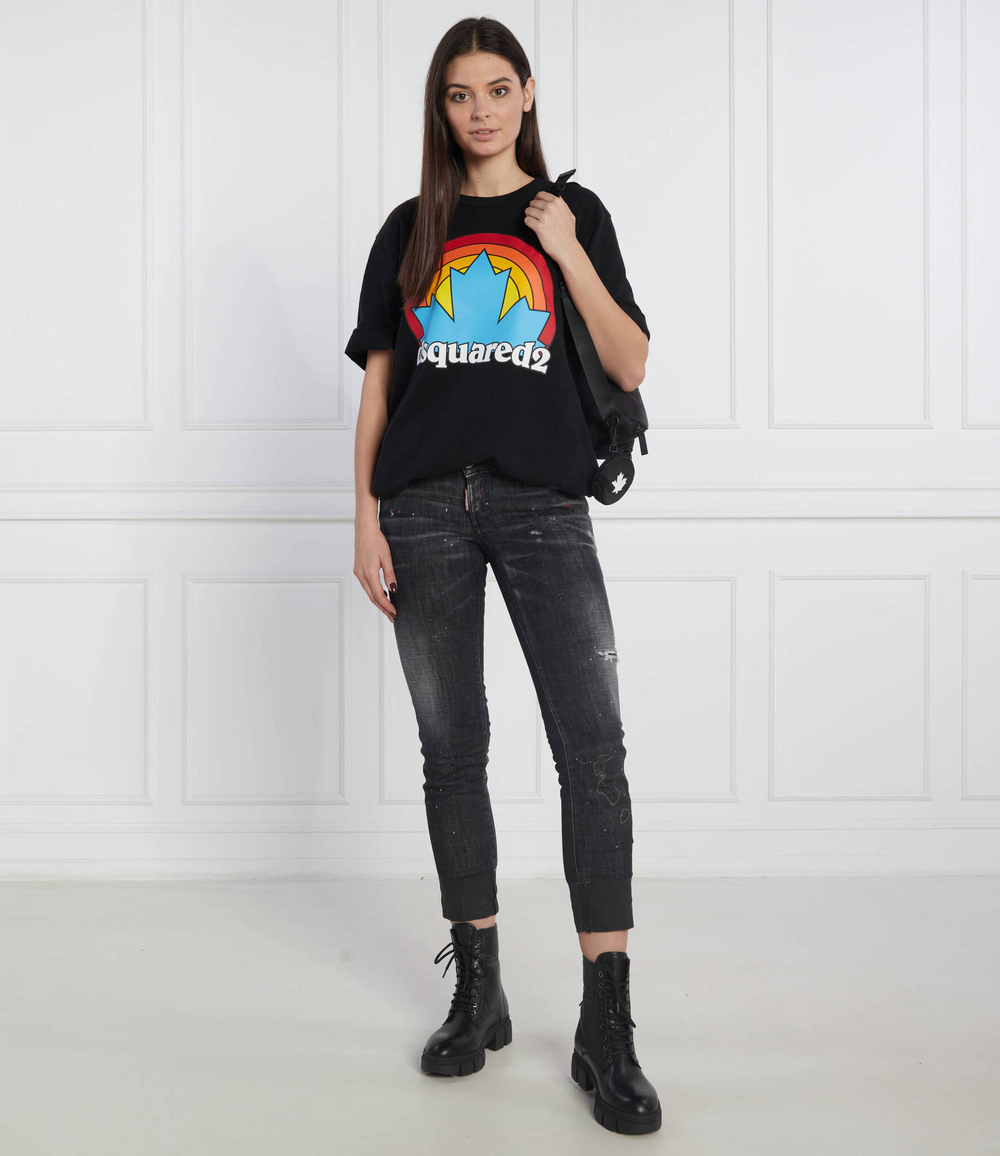 джинсы jennifer cropped jea Dsquared2 - серый(S72LB0540 S30357)