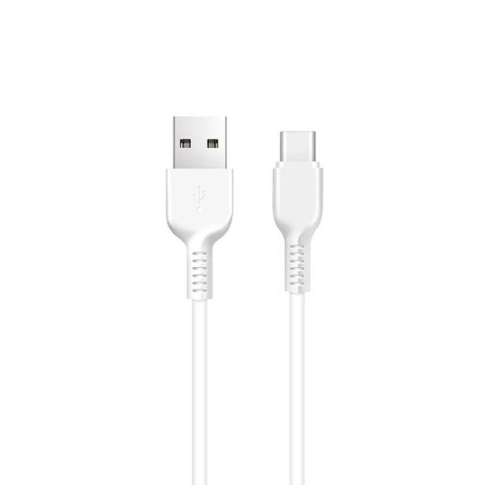 Кабель HOCO X20 USB-Type-C 3A 1м PVC White
