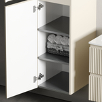 Шкаф-пенал Sancos Snob R подвесной, Beige Soft 350х350х1650, арт. PSNR35CE