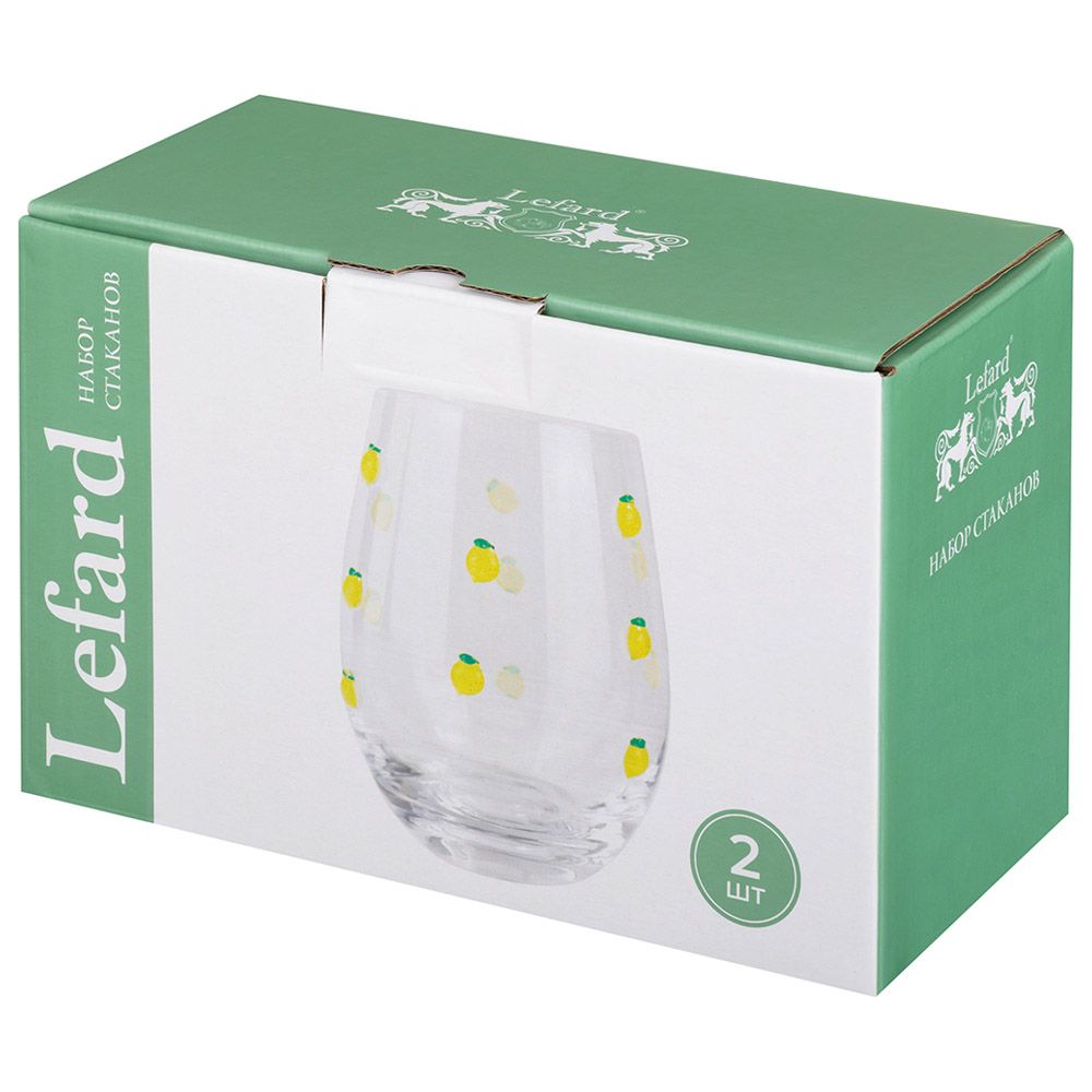 НАБОР СТАКАНОВ "FRUITY LEMON" ИЗ 2 ШТ. 520 МЛ
