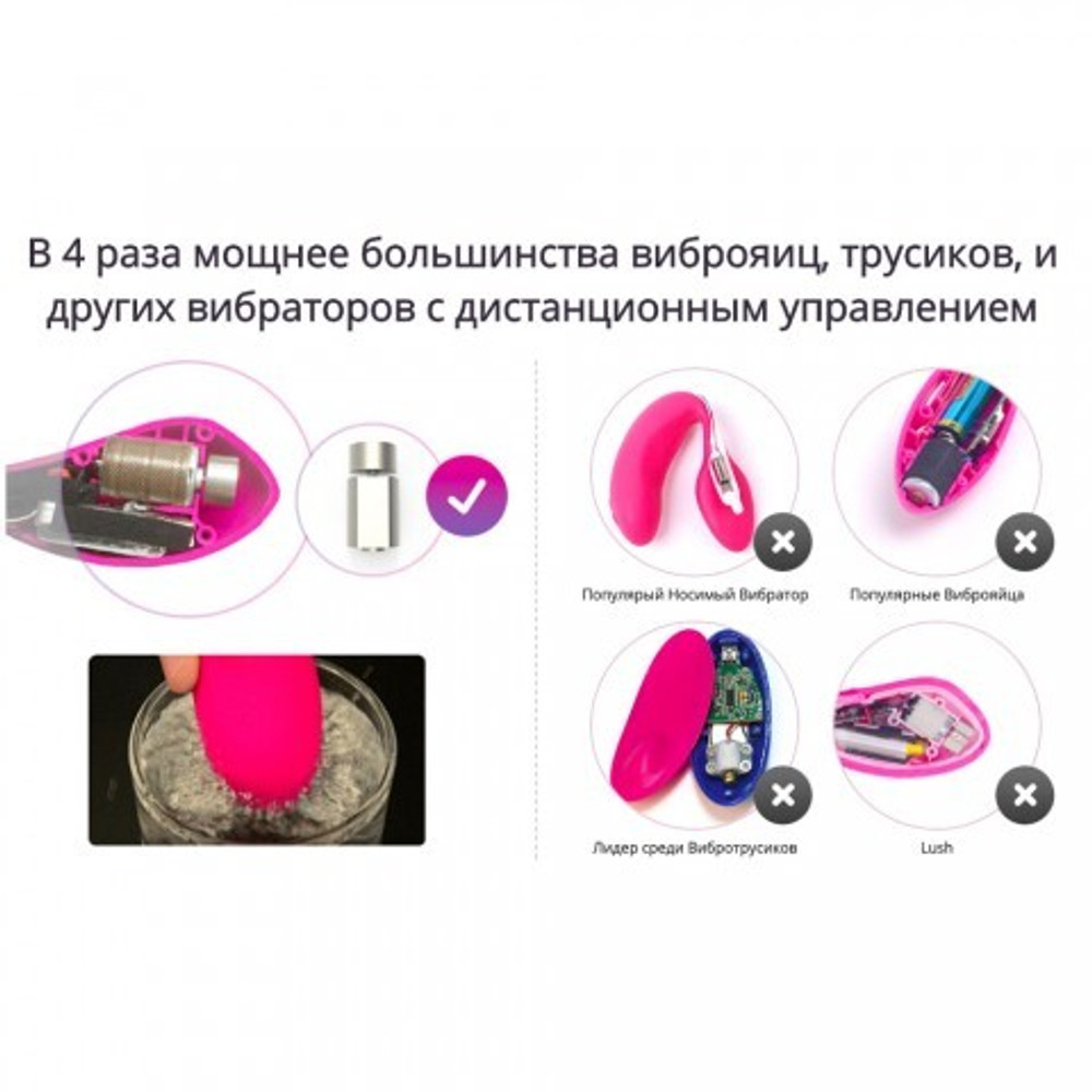 Виброяйцо с приложением для пар Lovense "Lush 2"