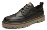 Jeep Casual Leather Shoes Men"s Low top Khaki