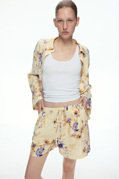 Шорты из смеси со льном - H&M