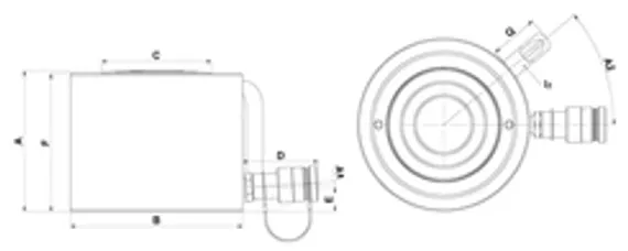 Четырёхкулачковый токарный патрон Optimum, Ø 100 мм