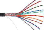 Кабель витая пара U/UTP 5 кат. 10 пар Netlan EC-UU010-5-PE-BK-3
