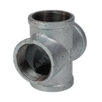 Крест прямой чугун Ду 20 (3/4") ВР/ВР Fittex PLUS