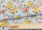 Ткань для пэчворка Peppy Версальские сады, отрез 50х55 см, 146 г/м², ВС-13 серый, Peppy