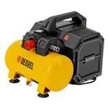 Компрессор  DLS750/6 безмасляный малошумный 750 Вт, 140 л/мин,ресивер 6 л Denzel — фото 1