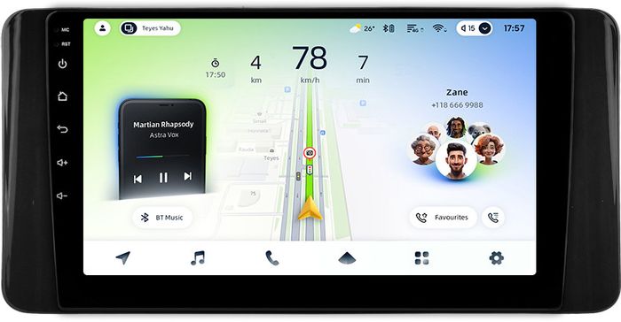 Магнитола для Volkswagen Polo 6, Skoda Rapid 2 2020+ - Teyes CC4L-DTS монитор 10.1" IPS, Android 14, Быстрая, Snapdragon 662, CarPlay, 4G SIM-слот