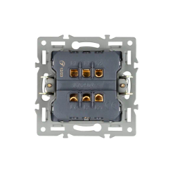 Механизм выключателя двухклавишный проходной SWT-MKP2-PL-WH (250V, 16A) (Arlight, -) 043727