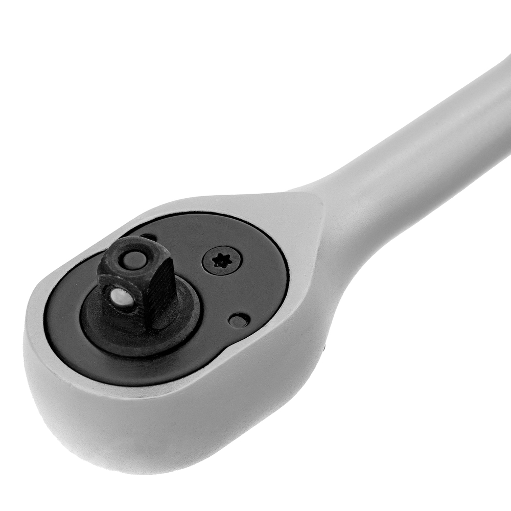 Ключ-трещотка 1/4", 90 зубьев, с быстрым сбросом, CrV Denzel