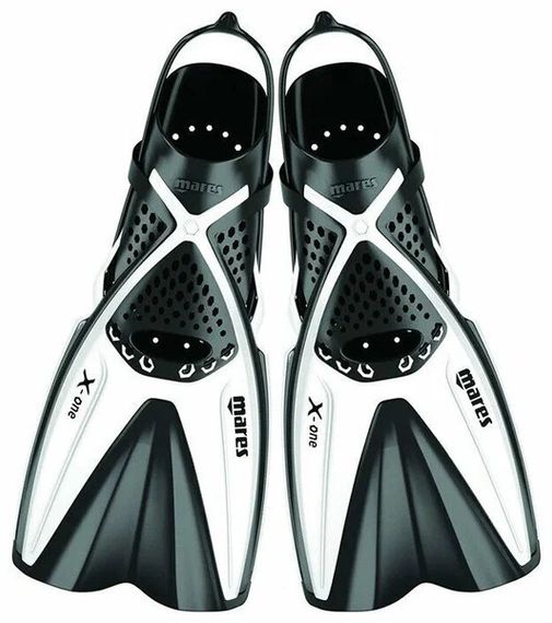 Ласты регулируемые Mares X-One JR черный/белый