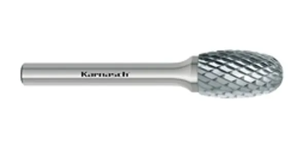 Борфреза твердосплавная Karnasch форма G, 6х18х6х50 мм, насечка HP-6, покрытие Blue-Tec, арт. 11.5064-035