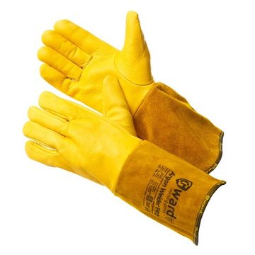Краги для аргоновой сварки Gward Argon Welder Pro (кожа+спилок)