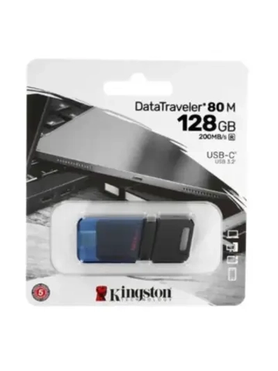 Память USB Flash 128 ГБ DataTraveler 80M DT80M/128GB BLACK