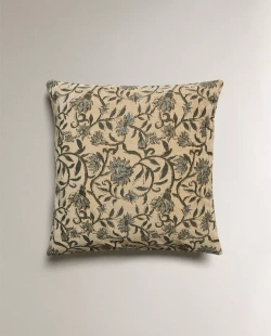 ZARA HOME НАВОЛОЧКА ДЛЯ ДЕКОРАТИВНОЙ ПОДУШКИ ИЗ СИНЕЛИ, СИНИЙ