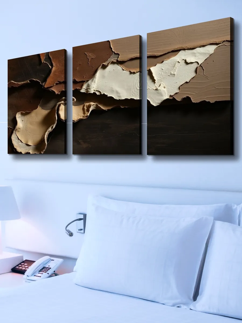 Картина Кожаная мозаика модульная 50x70см 3шт.