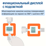 Счетчик газа СГБ-1,8 гайка-штуцер мятный