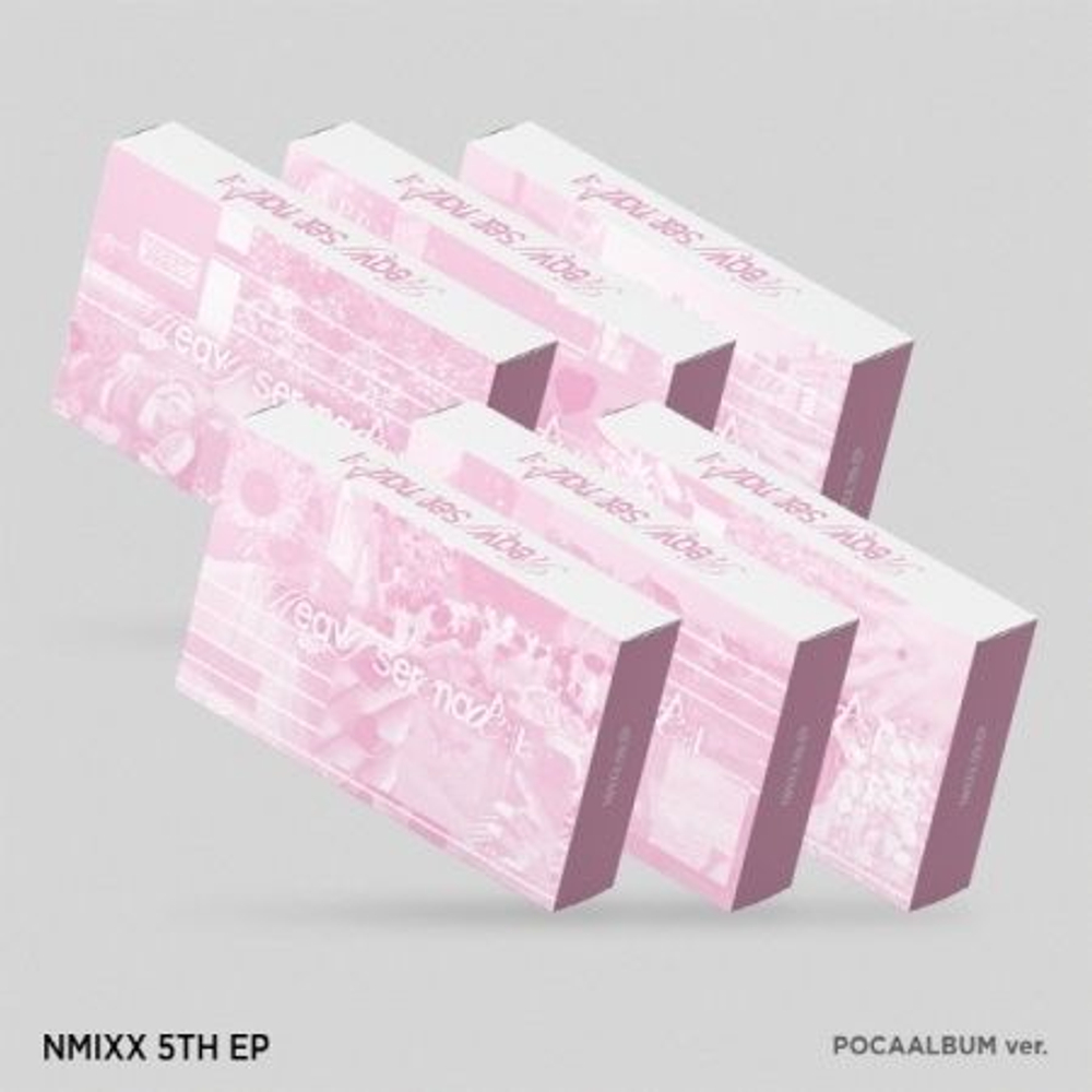 Альбом NMIXX - HEAVY SERENADE 5th EP Album POCAALBUM 6 Version SET