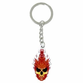 Брелок The Offspring Череп горящий