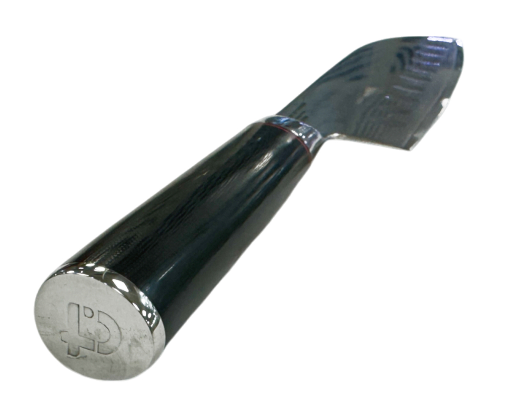Кухонный нож Сантоку TuoTown FT-series 18см,VG10, DAMASCUS, G10, арт.217008