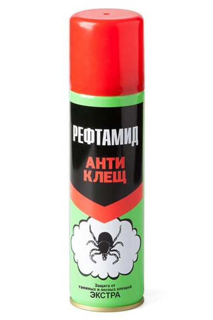 Репеллент акарицид "Рефтамид Экстра Антиклещ" 145 мл.