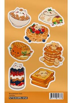 Стикерпак Breakfast Cat