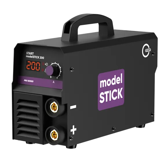 OSA START modelSTICK 200 Сварочный инвертор 1W200KC — полупрофессиональный инверторный сварочный аппарат для монтажников, 200 А