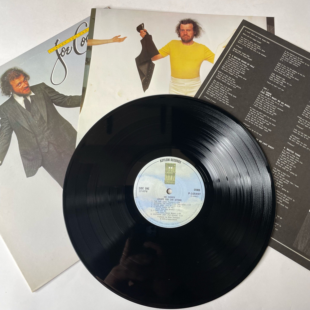 Винтажная виниловая пластинка LP Joe Cocker Luxury You Can Afford (Япония 1978) (Без Оби) Boogie Baby