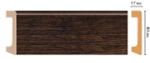 Плинтус DECOMASTER D235-966 (80*17*2400 мм)