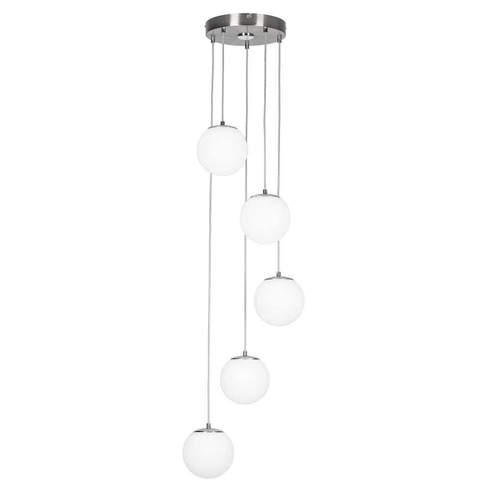 Citilux Адам Смарт CL228A051 RGB LED Умная каскадная люстра Матовый Хром