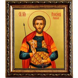 Роман Римский мученик. Икона на холсте.