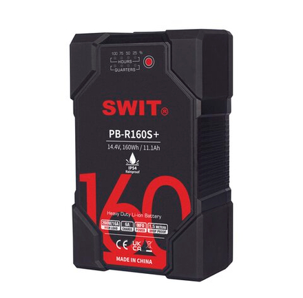 Аккумулятор SWIT PB-R160S+ V-Mount с защитой IP54 160 Вт·ч разъем D-Tap