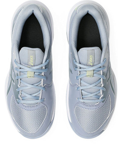 Детские теннисные кроссовки Asics Gel-Game GS Clay/OC - grey blue/ironclad