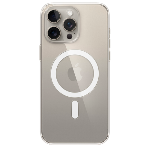 Прозрачный чехол с поддержкой MagSafe Apple Clear Case для iPhone 15 Pro Max