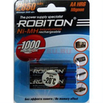 Аккумуляторы Robiton AAA HR03 2шт. (Цвет: синий)