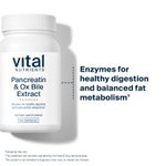 Vital Nutrients, Панкреатин и экстракт бычьей желчи, 60 капсул