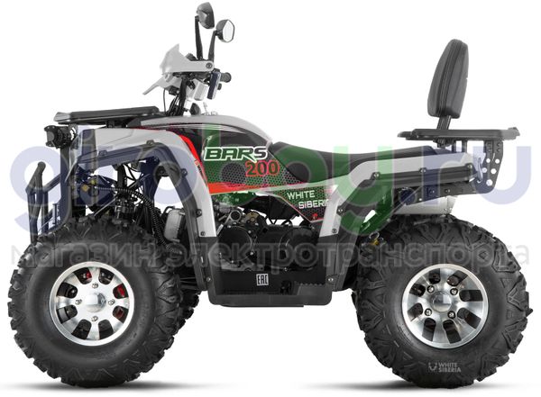 Бензиновый квадроцикл WHITE SIBERIA BARS 200CC PRO (Серый)