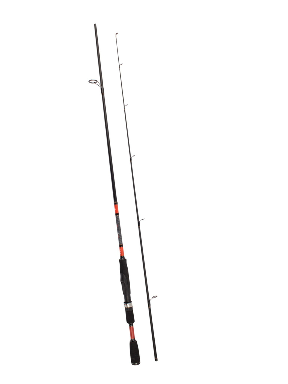 Удилище спиннинговое Fish Crystal Impulse Power, 2 секции, полая вершинка, Carbon T24, длина 2.44 м, тест 3-15 г