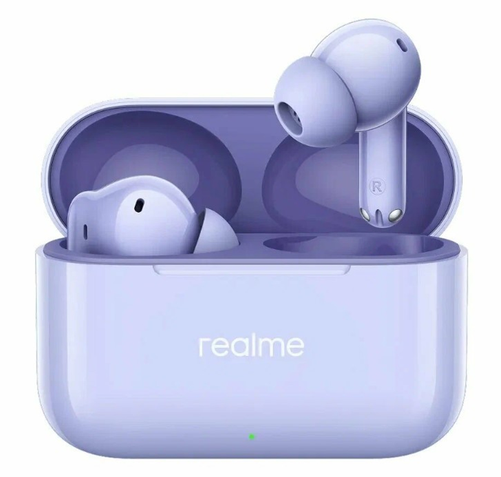Беспроводные наушники TWS Realme Buds T200 RMA2410 фиолетовые