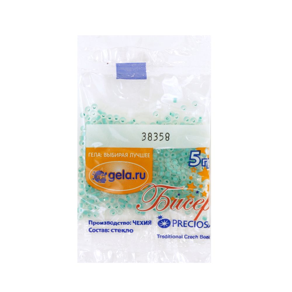 Бисер Preciosa 10/0, 50 г (10 шт по 5 г), цв.38358
