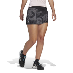 Женская теннисная юбка adidas Club Graphic Skirt Women - Black, Dark Grey