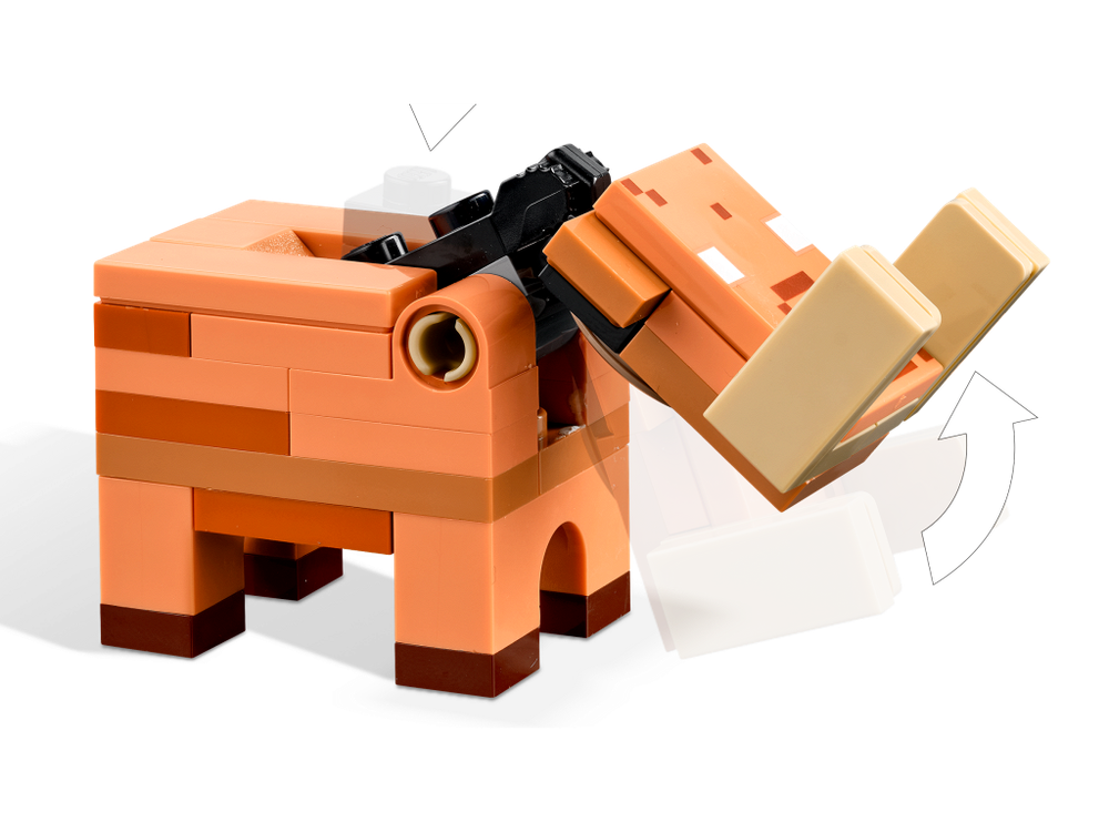 Конструктор Лего Майнкрафт Крипер и ферма | LEGO Minecraft The Creeper and Farm 21255 - 219 деталей (8+)